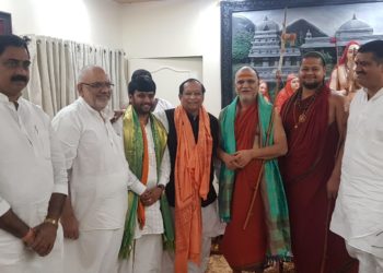 ଶାରଦା ପୀଠମ୍‌ର ବାର୍ଷିକ ମହୋତ୍ସବରେ ଯୋଗଦେଲେ ବାଚସ୍ପତି ଡ. ପାତ୍ର