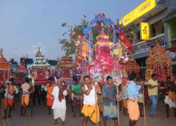 ପଞ୍ଚୁଦୋଳ ର ବିଦାୟ ସମୟରେ ଘଣ୍ଟ ନାଦ ରେ କମ୍ଫିଲା ରଣପୁର