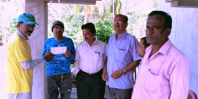 କିଡ଼ନୀ  ରୋଗୀକୁ ୟେଶ ଉଇ କେନ ପକ୍ଷରୁ ଆର୍ଥିକ ସହାୟତା ପ୍ରଦାନ