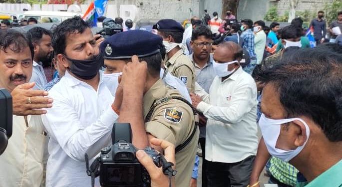 ଛାତ୍ର କଂଗ୍ରେସ ର କରୋନା ସଚେତନତା କାର୍ଯ୍ୟକ୍ରମ