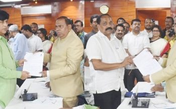 ବିଜେଡିର ୪ ରାଜ୍ୟସଭା ପ୍ରାର୍ଥୀ ଆଜି ବିଧାନସଭାରେ ରିଟର୍ଣ୍ଣିଂ ଅଫିସରଙ୍କ ନିକଟରେ ନାମାଙ୍କନପତ୍ର ଦାଖଲ କରିଛନ୍ତି