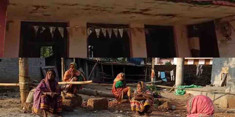 ରାଇପଡା କାଜୁ ବିବାଦ ମାମଲା କ୍ଷତି ପୂରଣ ଦାବିରେ ଶବ ରଖି ଚାନ୍ଦପୁର ଥାନା ସମ୍ମୁଖରେ ଧାରଣା