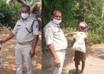 ଯାଜପୁର ଜିଲ୍ଲା : ଧର୍ମଶାଳା ଥାନା ଅଧିକାରୀ ସରୋଜ କୁମାର ସାହୁଙ୍କ ଭିନ୍ନ ପ୍ରୟାସ, ଗରିବ ଶ୍ରେଣୀର ପରିବାରଙ୍କୁ ଶୁଖିଲା ଖାଦ୍ୟ ବଂଟନ