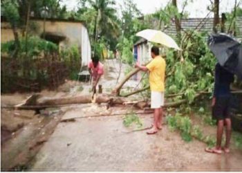 ବସ୍ତା  ଅଞ୍ଚଳରେ କାଳବୈଶାଖୀ ତାଣ୍ଡବ