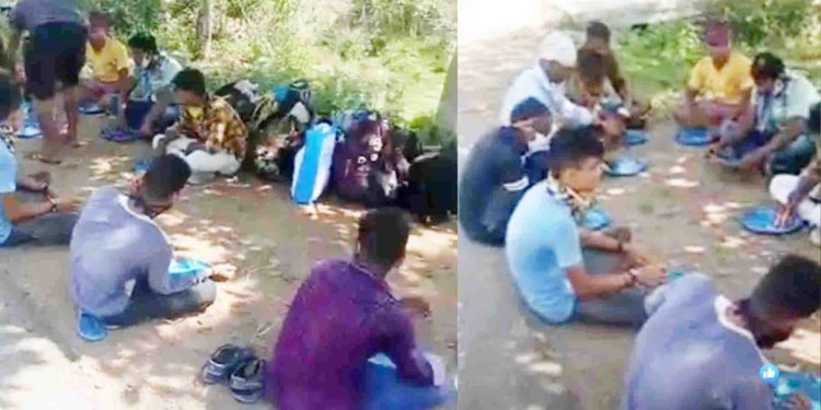 ବାହାର ରାଜ୍ୟରୁ ଚାଲି ଚାଲି ଭିଟାମାଟିକୁ ଫେରୁଛନ୍ତି ପ୍ରବାସୀ : ଅଂଚଳବାସୀ ଆତଙ୍କିତ ଦୋକାନରେ ଚାହା ପିଇଲେ, ରାସ୍ତାରେ ରୋଷେଇ କରି ଖାଇଲେ ।