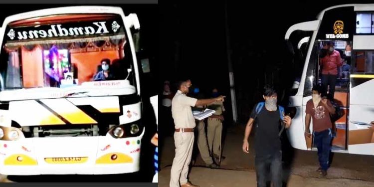 ସୁରତରୁ ବାହାରିଥିବା ଗାଡିରେ ୪୬ ଜଣ ପହଁଞ୍ଚିଲେ ନୟାଗଡ ଜିଲ୍ଲା ଅନ୍ତର୍ଗତ ଓଡଗାଁ ସ୍ଥିତ ସାକେରୀ ଗ୍ରାମରେ :  ଓଡଗାଁ