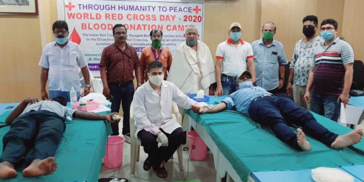 ନୟାଗଡରେ ବିଶ୍ୱ ରେଡକ୍ରସ ଦିବସ : ୧୫ ୟୁନିଟ୍ ସଂଗୄହିତ