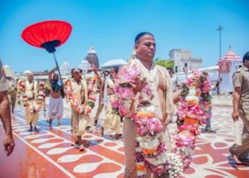 ଦଇତାପତିଙ୍କୁ କୋଭିଡି ସଚେତନତା ଶ୍ରୀମନ୍ଦିରରୁ ଆଜ୍ଞାମାଳ ତିନି ରଥ କୁ ଆସିଲା – ପୁରୀ