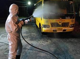 ଗଞ୍ଜାମର ଜଗନ୍ନାଥପୁରରୁ ପ୍ରବାସି ଓଡିଆଙ୍କୁ ଛାଡି ନୟାଗଡ ଫେରୁଥିବା ବସ୍ କୁ ସାନିଟାଇଜ୍ କଲା ଅଗ୍ନିଶମ ସେବା ବିଭାଗ