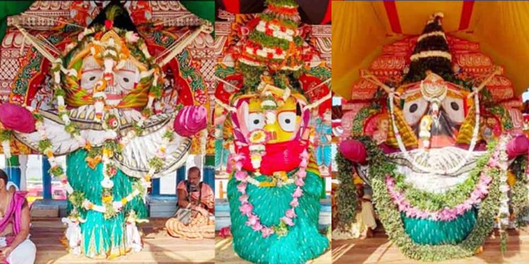 ଜନ୍ମ ବେଦୀ ରେ ଆଜି ଲାଗି ହୋଈଛି ଶ୍ରୀ ଜୀଉଙ୍କ ଆଡ଼ପ ଅଭଡ଼ା