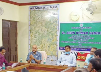 ଅବିଭକ୍ତ କୋରାପୁଟ ଜିଲ୍ଲା ଗସ୍ତ କରି  ଖରିଫ ଚାଷର ସମୀକ୍ଷା କଲେ : କୃଷିମନ୍ତ୍ରୀ ଡ଼ଃ ଅରୁଣ ସାହୁ