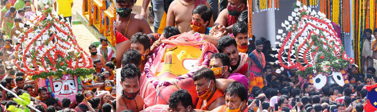 ଆଜି ବାହୁଡା ଯାତ୍ରା ଅନୁଷ୍ଠିତ ନବଦିନ ଯାତ୍ରା ସାରି ଶ୍ରୀମନ୍ଦିର ଅଭିମୁଖେ ଫେରିଛନ୍ତି ମହାପ୍ରଭୁ