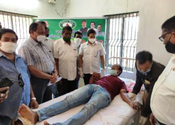 ଜୀବନ ବିନ୍ଦୁ କାର୍ଯ୍ୟକ୍ରମ ୪୦ ୟୁନିଟ୍ ରକ୍ତ ସଂଗ୍ରହ