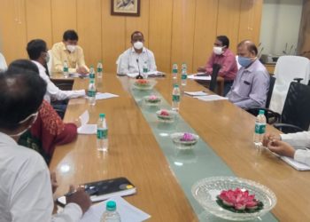 COVID review of Khurda at Spl circuit house bhubaneswar