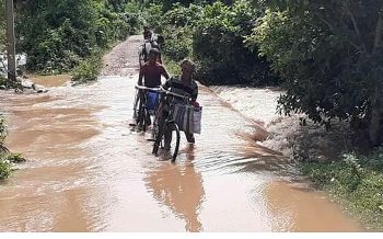 ଲଗାଣ ବର୍ଷାରେ ଉତ୍ତର ଓଡିଶା ଉବୁଟୁବୁ – ବସ୍ତା ଜଳକା ନଦୀରେ ବନ୍ୟା