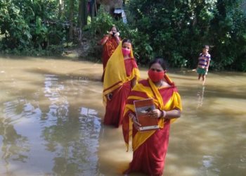 କୋଭିଡି ସ୍ଥିତି ଓ ବନ୍ୟା ସତ୍ତ୍ୱେ ସମସ୍ତ ଆଇସିଡିଏସ୍‌ ପ୍ରକଳ୍ପରେ ବଣ୍ଟନ ହେଲା ଶୁଖିଲା ରାସନ ୪୧.୨୭ ଲକ୍ଷ ହିତାଧିକାରୀ ଉପକୃତ