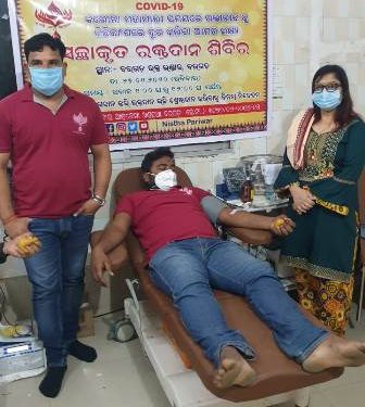 ବରଗଡ଼ ରକ୍ତଭଣ୍ଡାରରେ ନିଷ୍ଠା ପକ୍ଷରୁ ରକ୍ତଦାନ ଶିବିର – ବରଗଡ଼