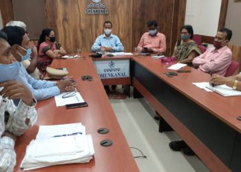 ଢେଙ୍କାନାଳରେ କରୋନା ସ୍ଥିତି ସମ୍ପର୍କରେ ଜିଲ୍ଲାପାଳଙ୍କ ସମୀକ୍ଷା