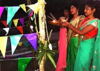 କୁମାରପୂର୍ଣ୍ଣିମାରେ କୁମାରୀ ଗୀତରେ ଗାଁ ଦାଣ୍ଡ ମୁଖରିତ