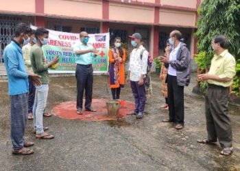 ମହାବିଦ୍ୟାଳୟରେ ହାତଧୁଆ ଦିବସ ପାଳନ