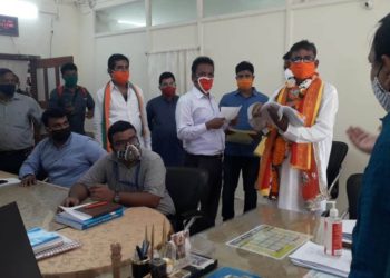 ବି.ଜେ.ପି ପ୍ରାର୍ଥୀଙ୍କ ନାମାଙ୍କନ ପତ୍ର ଦାଖଲ –  ଜଗତସିଂହପୁର