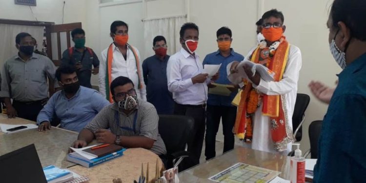 ବି.ଜେ.ପି ପ୍ରାର୍ଥୀଙ୍କ ନାମାଙ୍କନ ପତ୍ର ଦାଖଲ –  ଜଗତସିଂହପୁର