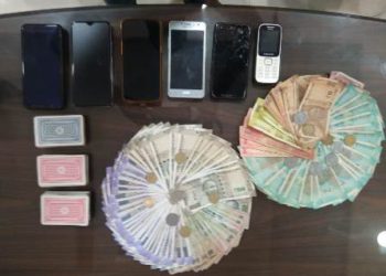 ୬ ଜୁଆଡ଼ି ଗିରଫ ; ୧୩ ହଜାର ୧ଶହ  ଟଙ୍କା ଜବତ – ହିଞ୍ଜିଳିକାଟୁ