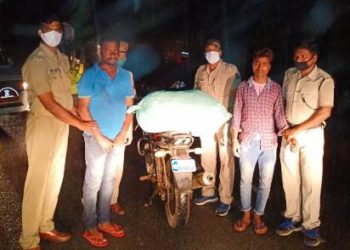 ଗଞ୍ଜେଇ ବୋଝେଇ ବାଇକ୍ ସହ ଦୁଇ ଚାଲାଣକାରୀ ଗିରଫ
