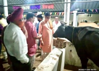 ସା°ସଦଙ୍କ ଗୋପାଳ ଗୋଶାଳା ପରିଦର୍ଶନ