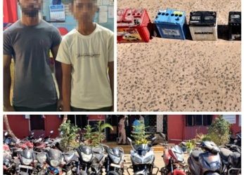 କଟକସଦର ପୋଲିସ ହାତରେ ଧରାପଡିଲେ ଦୁଇ ବାଇକ ଚୋର