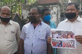 ବିଦ୍ୟୁତ ଗ୍ରୀଡ଼ ଉଦଘାଟନ ସମୟରେ କୋଭିଡ଼ ନିୟମକୁ ମାନିନଥିବା ଦୁଇ ମନ୍ତ୍ରୀଙ୍କ ବିରୁଦ୍ଧରେ କଂଗ୍ରେସ ଜିଲ୍ଲାପାଳଙ୍କୁ ଭେଟି ଦାବିପତ୍ର ଦେଲା