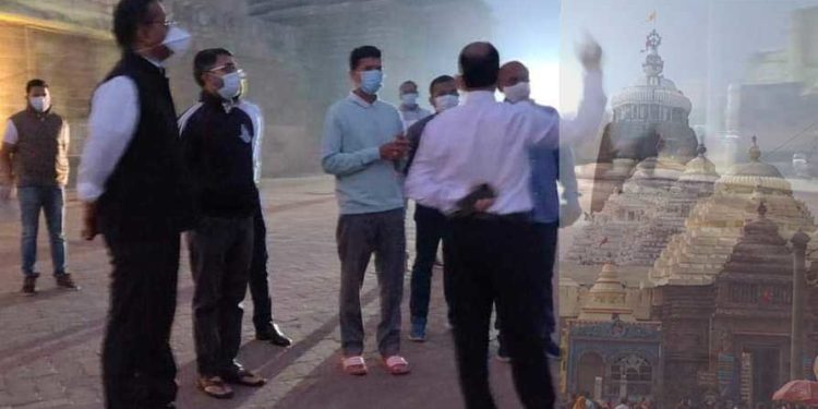 ଆସନ୍ତା ୨୩ ତାରିଖରୁ ପୁରୀ ଶ୍ରୀମନ୍ଦିର ଖୋଲିବା ପୂର୍ବରୁ : ସ୍ଥତି ଅନୁଧ୍ୟାନ କଲେ ୫-ଟି ସଚିବ ଭିକେ ପାଣ୍ଡିଆନ