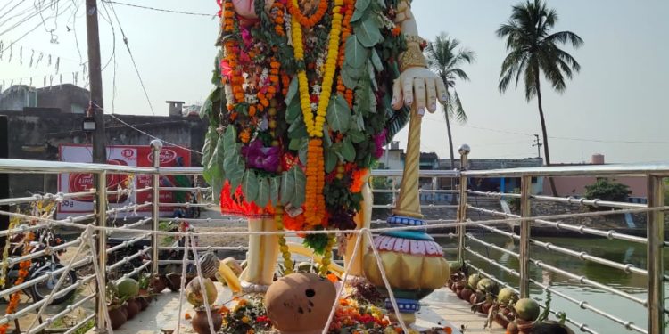 ହନୁମାନ ବିଗ୍ରହ ପ୍ରତିଷ୍ଠା – ହିଞ୍ଜିଳିକାଟୁ