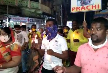 ପ୍ରାଚୀକୁ ନ୍ୟାୟ ପ୍ରଦାନ ଦାବିରେ କ୍ୟାଣ୍ଡେଲ ଶୋଭାଯାତ୍ରା