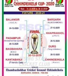 ୨୪ ଡିସେମ୍ବର ରୁ ଛିନ୍ଦେଇକେଲା କପ – ପଦ୍ମପୁର