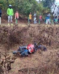 ସଡ଼କ ଦୁର୍ଘଟଣାରେ ବାଇକ ଆରୋହୀ ମୃତ