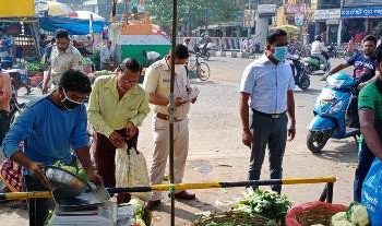 ଋାସ୍ତାକଡ଼ରୁ କ୍ଷୁଦ୍ର ପରିବା ବ୍ୟବସାୟୀଙ୍କୁ ଉଚ୍ଛେଦ