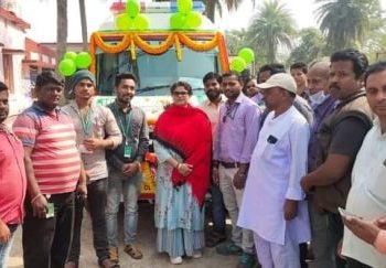 ବେଗୁନିଆପଡା ମେଡିକାଲରେ ବିଧାୟିକାଙ୍କ ଦ୍ୱାରା ସମର୍ପିତ ହେଲା ସ୍ୱତନ୍ତ୍ର ଆମ୍ବୁଲାନ୍ସ