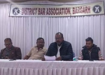 ବରଗଡ଼ ଜିଲ୍ଲା ଓକିଲ ସଂଘ ପକ୍ଷରୁ ଆନ୍ଦୋଳନ ଚେତାବନୀ