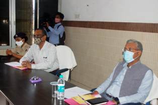 ପଶ୍ଚିମ ଓଡ଼ିଶା ବିକାଶ ପରିଷଦର ଅଧ୍ୟକ୍ଷ ଙ୍କ ସମୀକ୍ଷା ବୈଠକ ।