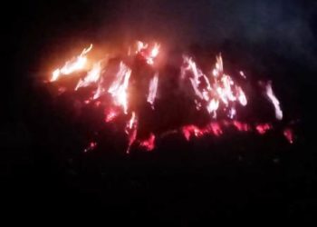 ନିଆଁ ଲାଗି ଜଳିଗଲା ୭ଭରଣ ଧାନ
