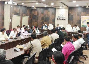 ଜାତୀୟ ସଡ଼କ ସୁରକ୍ଷା ପାଳନ ନିମନ୍ତେ ଜିଲ୍ଲାପାଳଙ୍କ କାର୍ଯ୍ୟାଳୟରେ ପ୍ରସ୍ତୁତି ବୈଠକ ଅନୁଷ୍ଠିତ  – ଢେଙ୍କାନାଳ