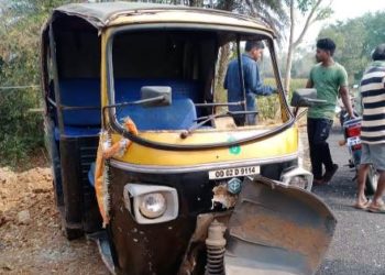 ଭାରସାମ୍ୟ ହରାଇ ଗଛକୁ ପିଟିଲା ଯାତ୍ରୀବାହି ଅଟୋ – କୁରାଳ