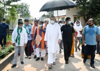 ବିଧାନସଭା ଅଚଳକୁ ନେଇ ନବୀନ ନିବାସ ସମ୍ମୁଖରେ ହାଇଡ୍ରାମା – ବିଜେପି