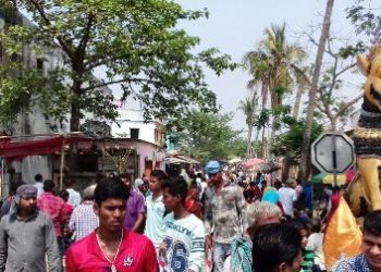 ଚୈତ୍ର ପ୍ରଥମ ମଙ୍ଗଳବାର : ଶ୍ୟାମଳାଇ ପୀଠରେ ଭକ୍ତଙ୍କ ଭିଡ଼