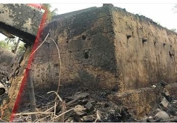 ସୋଟ୍ ସର୍କିଟ ରୁ ନିଆଁ ଲାଗି ମହିଳା ଓ ଗାଈ ଅର୍ଦ୍ଧ ଦଗ୍ଧ