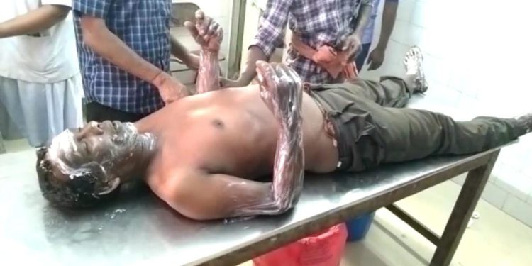 ଗ୍ୟାସ ଟାଙ୍କି ବିସ୍ପୋରଣ ରେ ଜଣେ ବ୍ୟବସାୟୀ ଗୁରୁତର