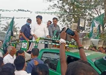 ମନ୍ତ୍ରୀ ପ୍ରତାପ ଓ ସମୀରଙ୍କ ମାହାଙ୍ଗାରେ ରୋଡ଼ ଶୋ, ପାଞ୍ଚ କୋଟିରୁ ଉର୍ଦ୍ଧ ଟଙ୍କାରେ ନିର୍ମିତ ଆଦର୍ଶ ବିଦ୍ୟାଳୟ ଓ କଲେଜ ଗୃହ ଲୋକାର୍ପଣ