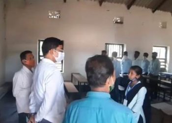 ଉଚ୍ଚଶିକ୍ଷା ମନ୍ତ୍ରୀ ଡ଼ଃ ଅରୁଣ ସାହୁ ;  କୋଣାର୍କ ଭଗବତୀ ମହାବିଦ୍ୟାଳୟ କଲେ ପରିଦର୍ଶନ