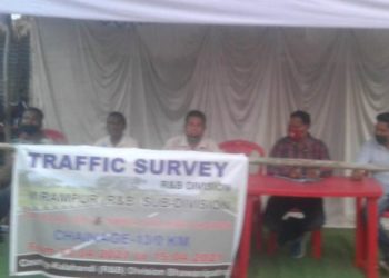 ନର୍ଲା ଚାରିଛକଠାରେ ପୂର୍ତ୍ତ ବିଭାଗ ପକ୍ଷରୁ ଗାଡ଼ି ଗଣନା